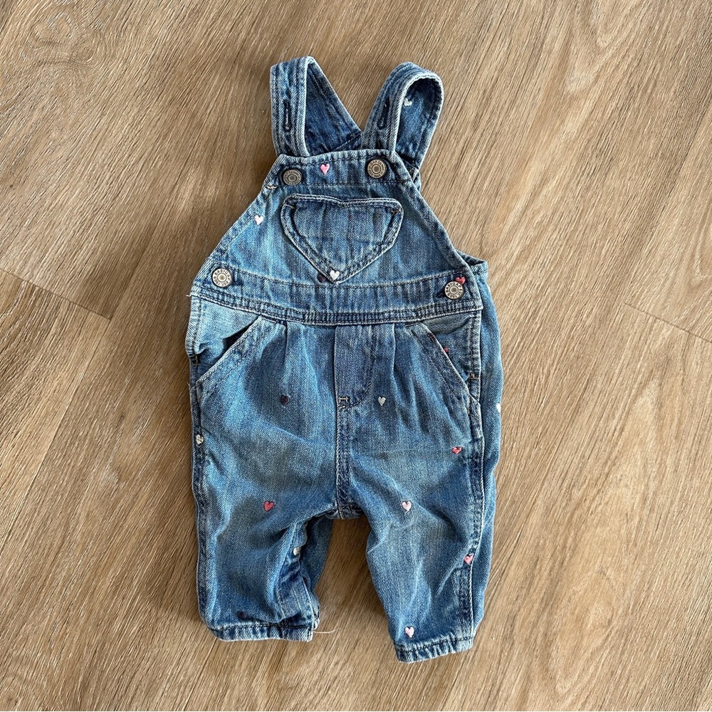 Baby Gap Embroidered Overalls